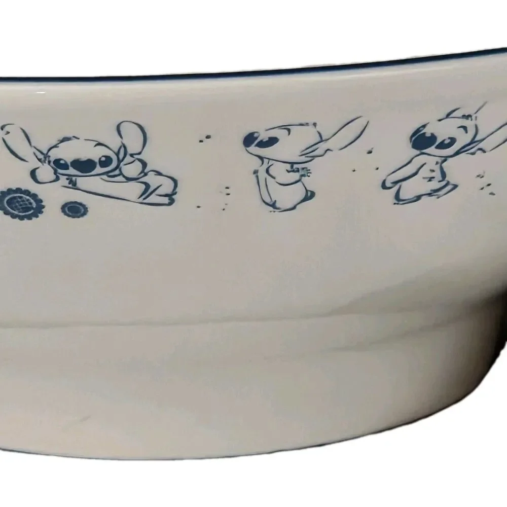 Disney Stitch Ceramic Ramen Noodle Bowl with Chopstick‎ Set of 3pc 30oz